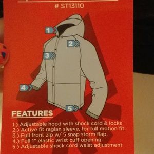 Weatherproof rain suit